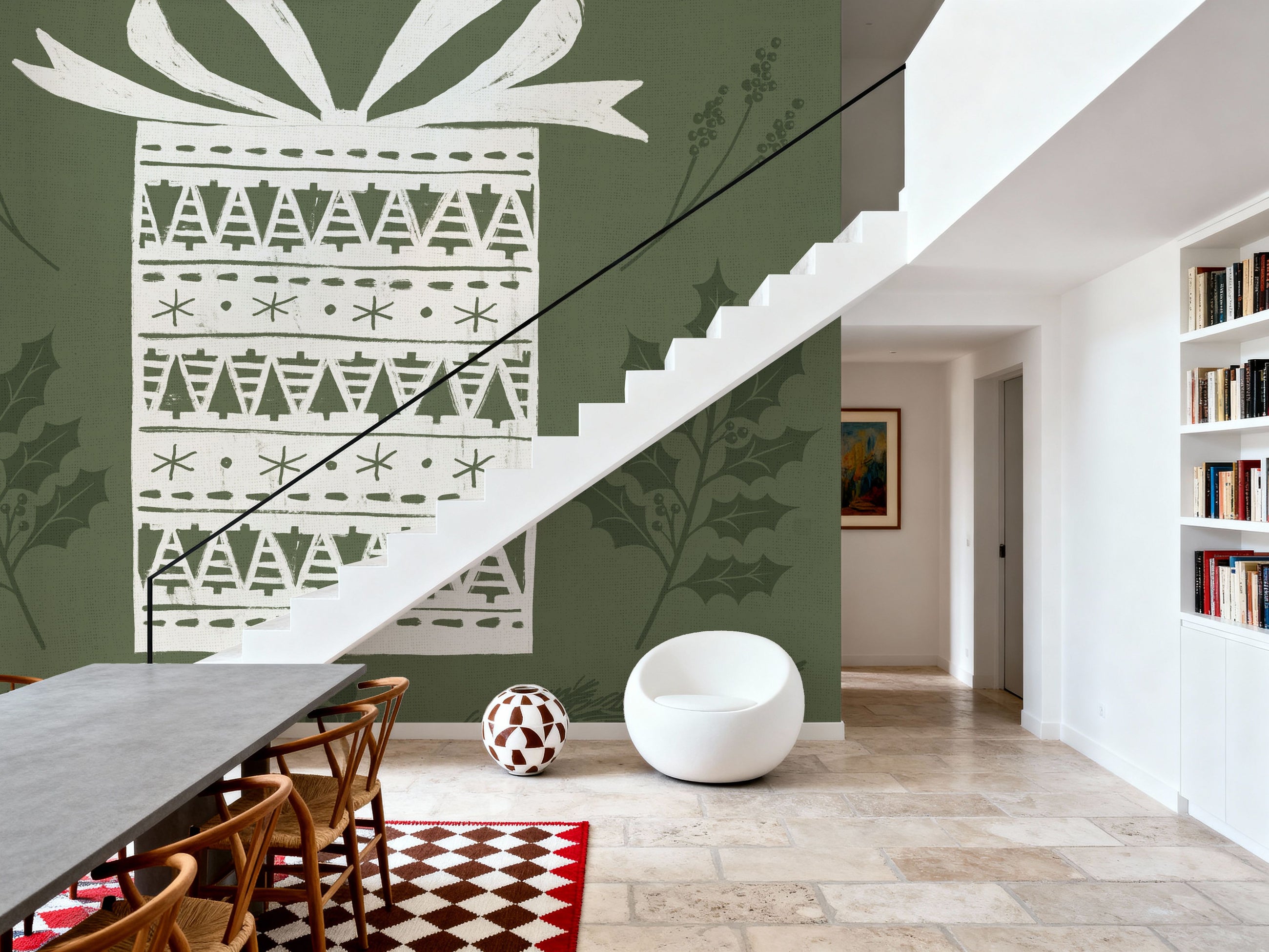 Holiday Form I Mural Wallpaper