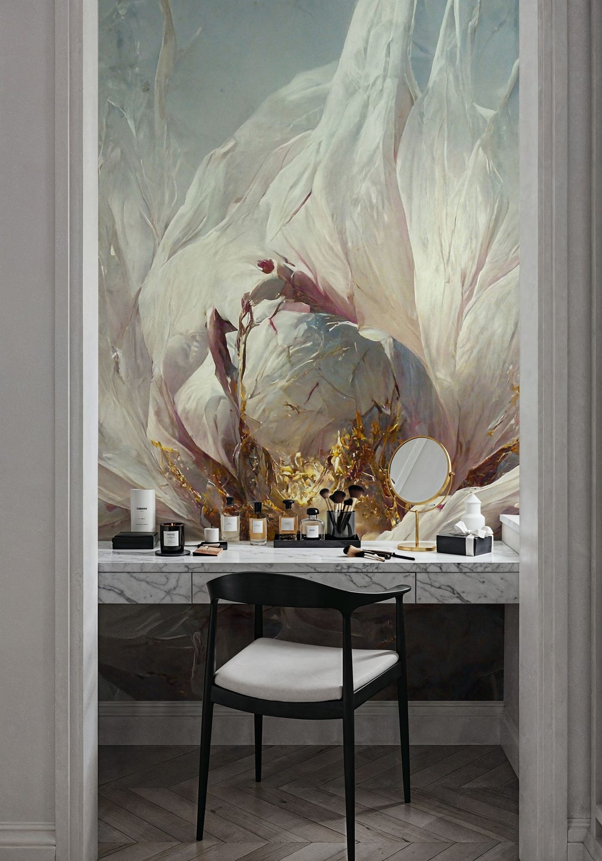 Scented Rose Mural Wallpaper - room preview 06