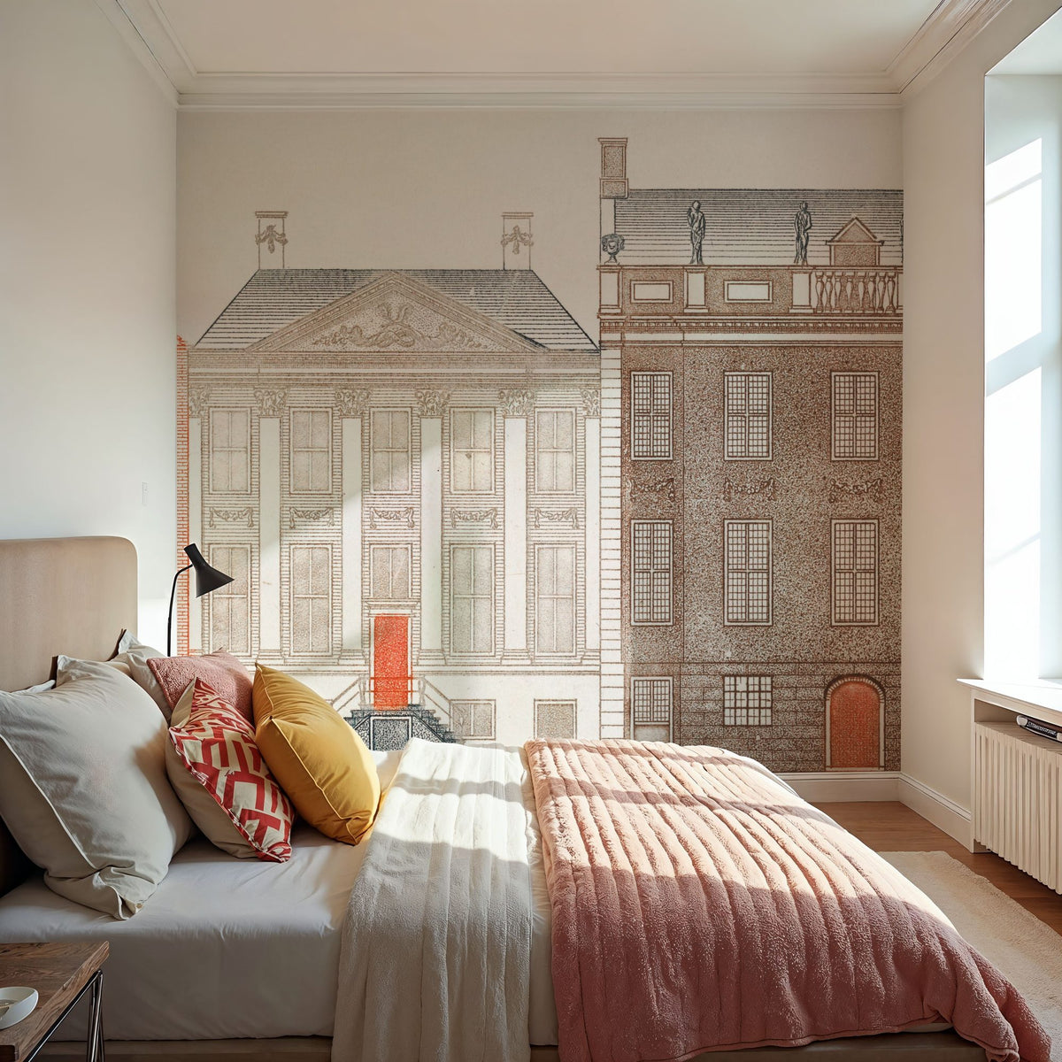 Amsterdam Canal Houses II Mural Wallpaper - room preview 05