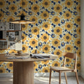 Sunflowers of Provence Mural Wallpaper - room preview 05