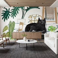 Urban Jungle Bath II Pet Mural Wallpaper - room preview 05