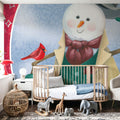 Main Street Christmas VI Mural Wallpaper - room preview 05