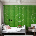 Lacrosse Field Mural Wallpaper - room preview 05