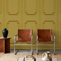 Faux Wall Panel Moulding, Sunflower Yellow Mural Wallpaper - room preview 05