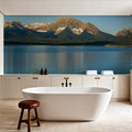 Spray Lakes Reservoir Mural Wallpaper - room preview 05