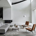 Longhorn Sunset Graze BW Mural Wallpaper - room preview 05