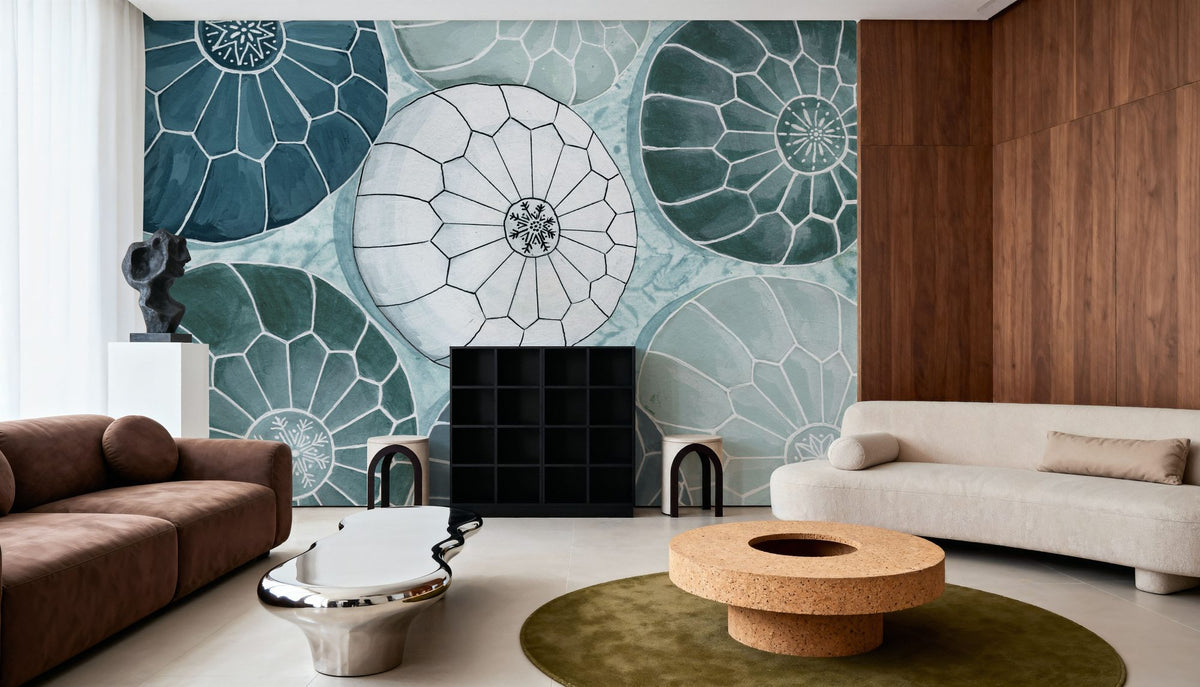 Moroccan Street Poufs Mural Wallpaper - room preview 05