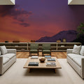 Violet Summit Mural Wallpaper - room preview 05