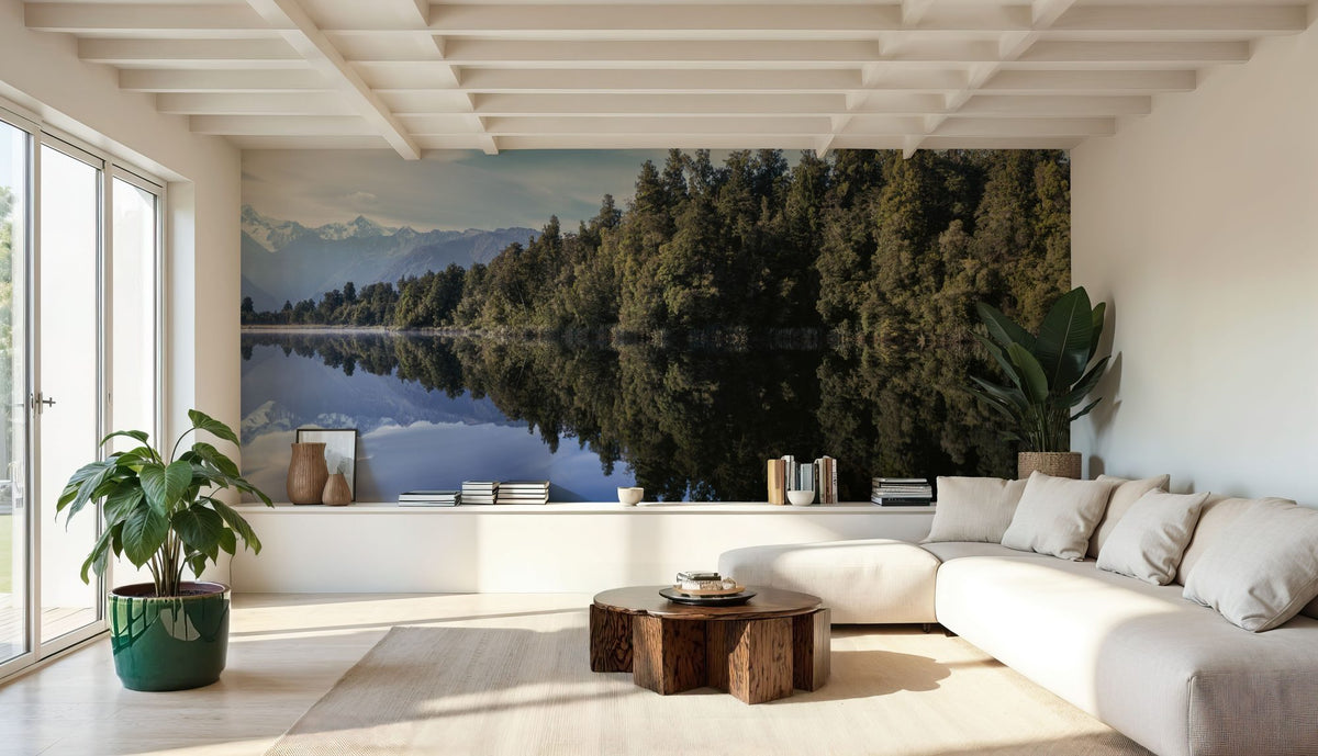 Mountain Reflections, Mural Wallpaper - room preview 05