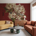 Hydrangea Blooms Mural Wallpaper - room preview 05