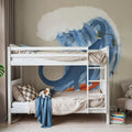 Surfing Brontosaurus Mural Wallpaper - room preview 05