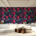 Flowershow Poppies, Cerise Mural Wallpaper - room preview 05