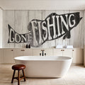 Gone Fishing Mural Wallpaper - room preview 05