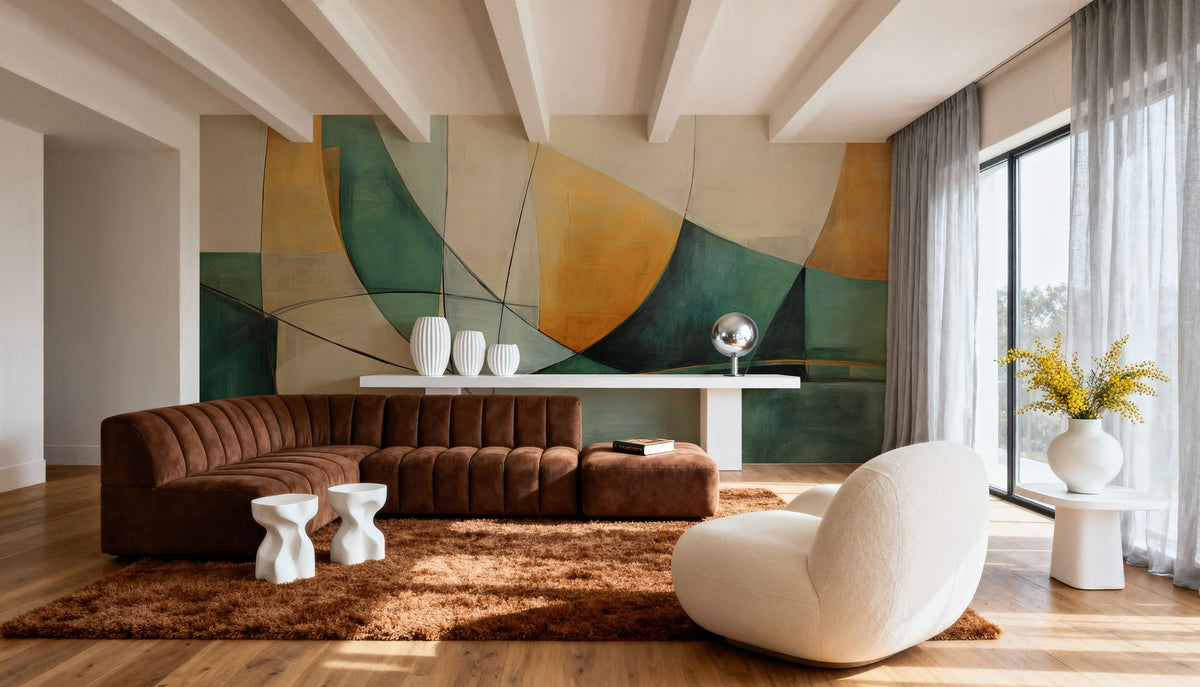 Shorelines Mural Wallpaper - room preview 05