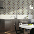 Marble Papers Flowers V.2, Lilac Mural Wallpaper - room preview 05