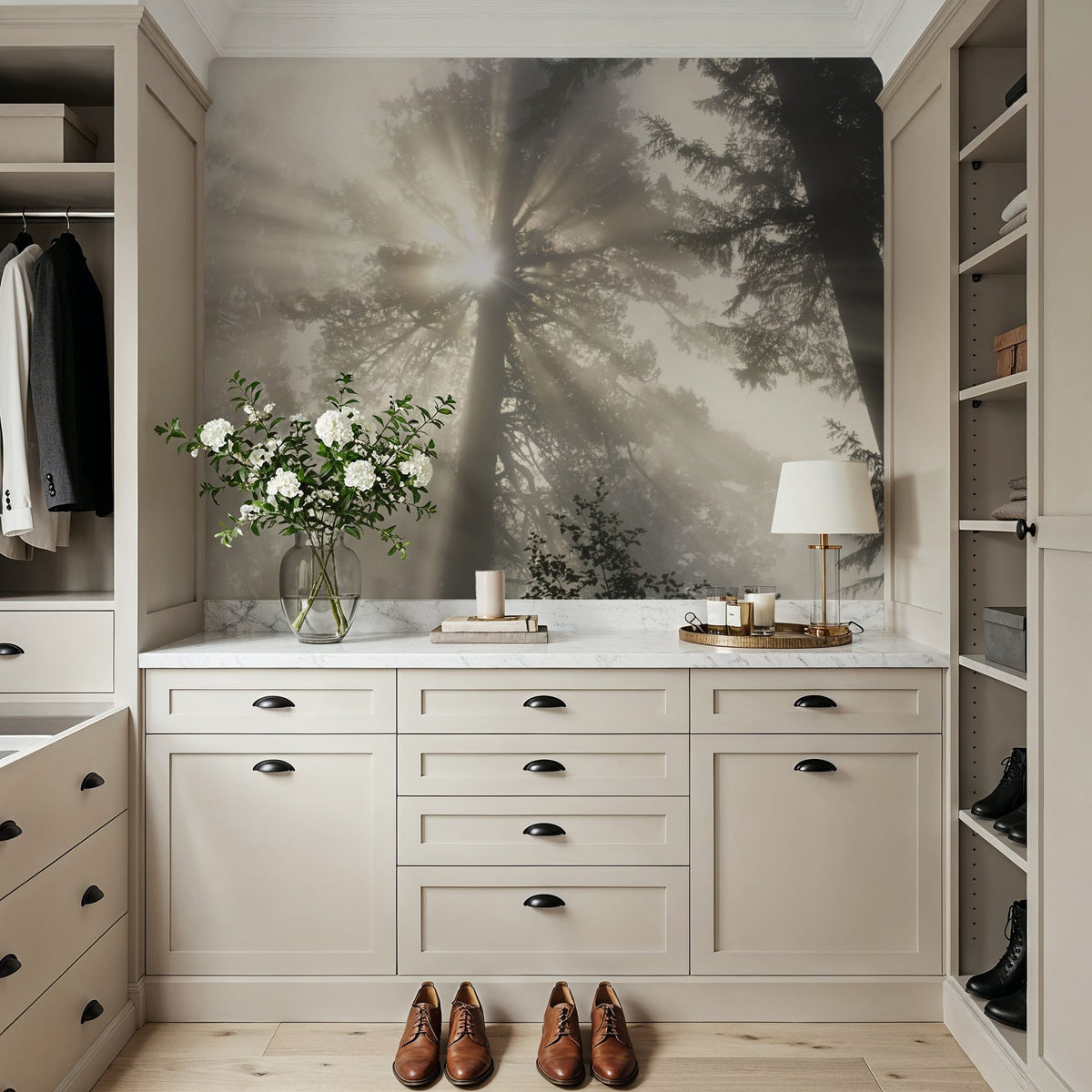 Mighty Redwood Mural Wallpaper - room preview 05