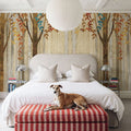 Down to the Woods Autumn Mural Wallpaper - room preview 05