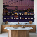 Sydney Harbor Twilight Mural Wallpaper - room preview 05