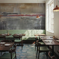 Rustic Abstract Mural Wallpaper - room preview 05