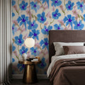 Fuzzy Florals Mural Wallpaper - room preview 05