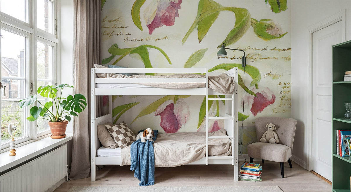 Tulips Mural Wallpaper - room preview 05