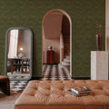 Woodland Waves Green Mural Wallpaper - room preview 05