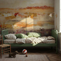 Sunset Harvest Mural Wallpaper - room preview 05