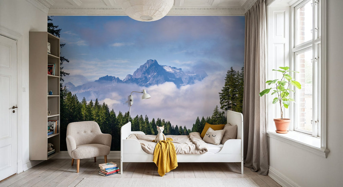 Whitehorse Mountain Mural Wallpaper - room preview 05
