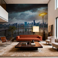 East River Dusk Mural Wallpaper - room preview 05