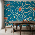 Fluid Flowers Mural Wallpaper - room preview 05