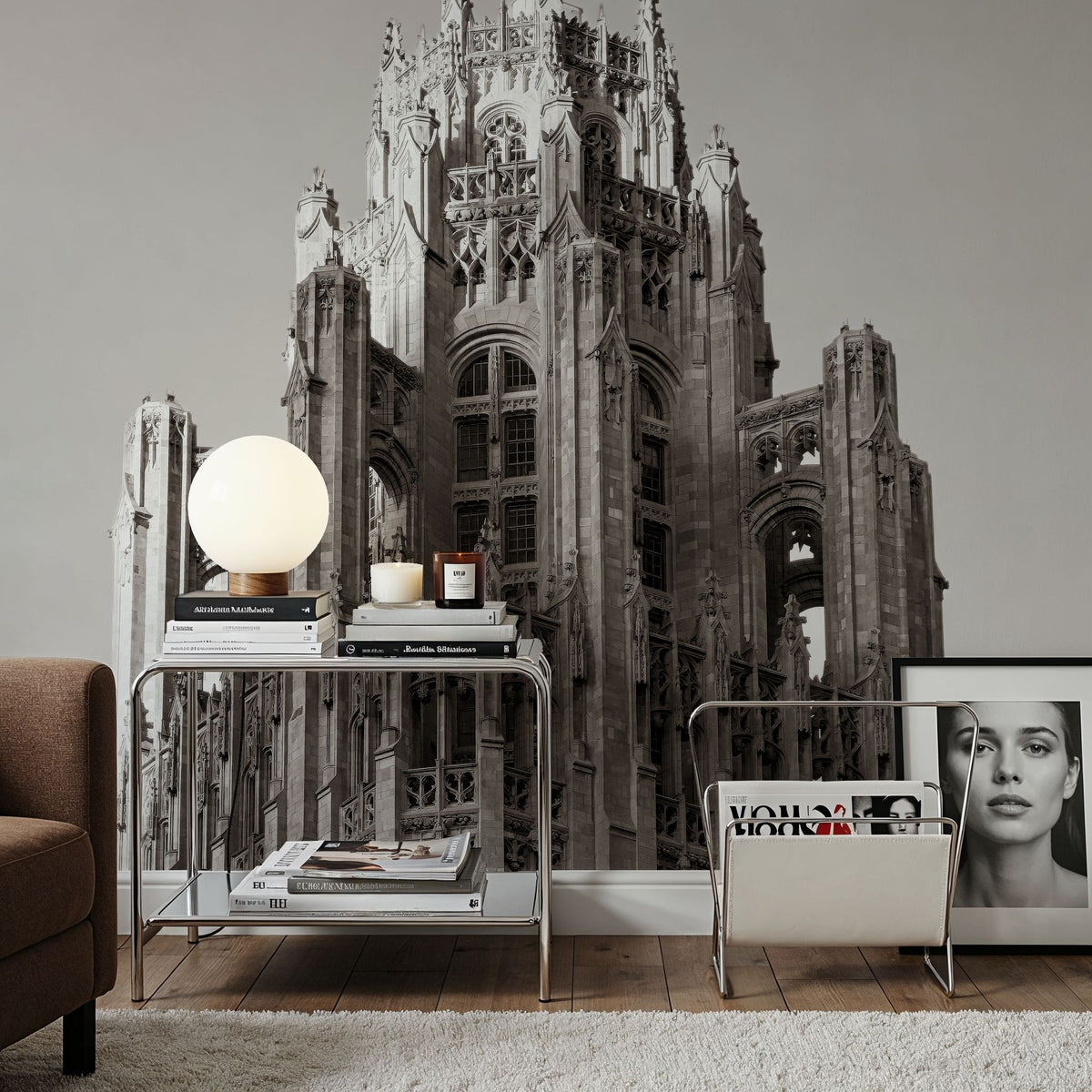 Chicago Skyline VIII Mural Wallpaper - room preview 05