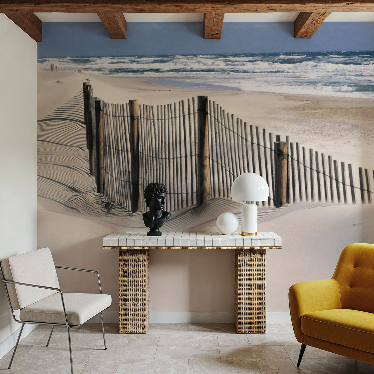 Driftwood Path Mural Wallpaper - room preview 05