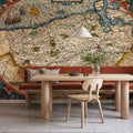 Old Map of Belgium, 1570 Mural Wallpaper - room preview 05