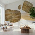 Metallic Texture Tall III Mural Wallpaper - room preview 05