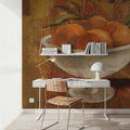 Peaches in Old Bowl Mural Wallpaper - room preview 05