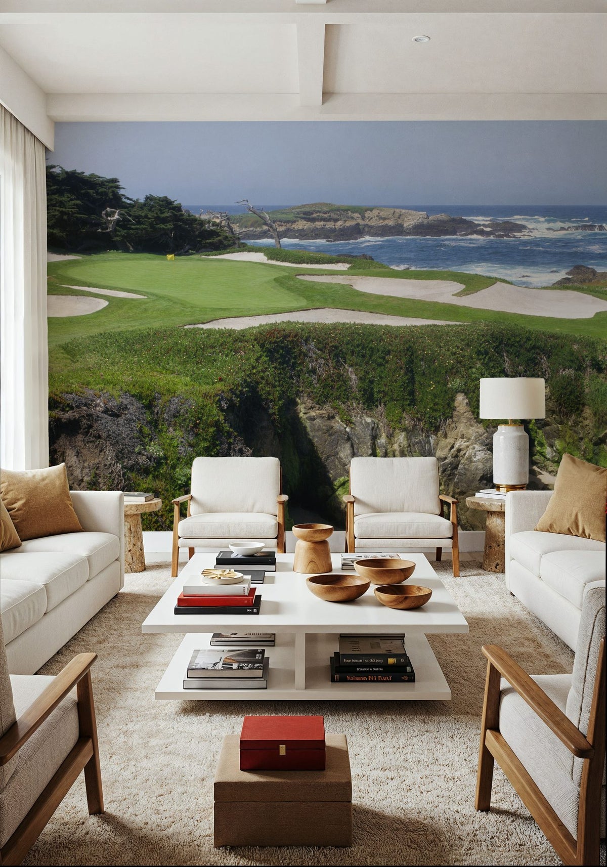 Coastal Links Mural Wallpaper - room preview 05