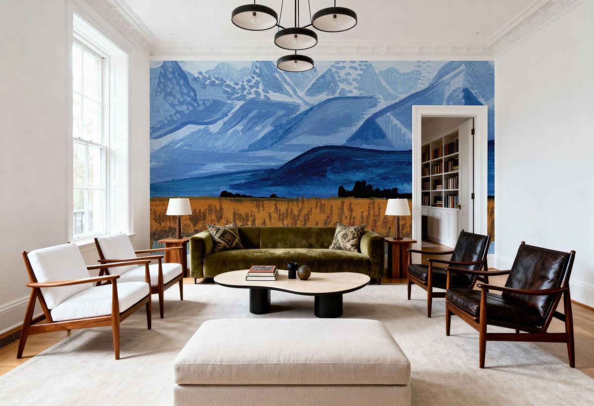 Winter Lake Mural Wallpaper - room preview 05