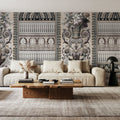 Flower Mountain, Muted Mural Wallpaper - room preview 05