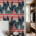 Stars & Stripes Manhattan Mural Wallpaper - room preview 05