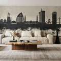 Khartoum Sudan Skyline Concrete Mural Wallpaper - room preview 05
