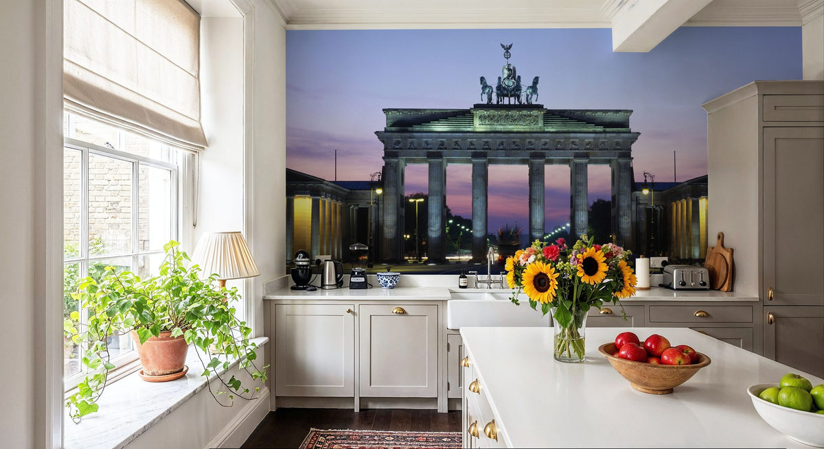 Brandenburg Gate Twilight Mural Wallpaper - room preview 05