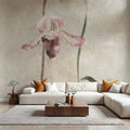 Light Purple Dancing Orchid Panel I Mural Wallpaper - room preview 05