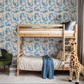 Blue Rainbows Mural Wallpaper - room preview 05