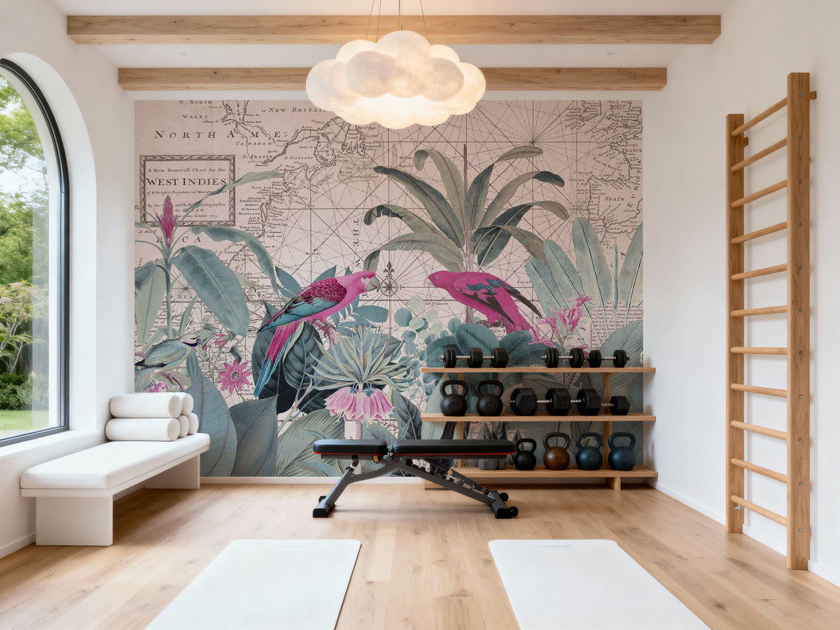 Exotic Wildlife VI-i Mural Wallpaper - room preview 05