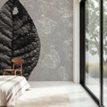 Frozen Leaf Mural Wallpaper - room preview 05