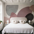 Lava Shapes, Rose Mural Wallpaper - room preview 05