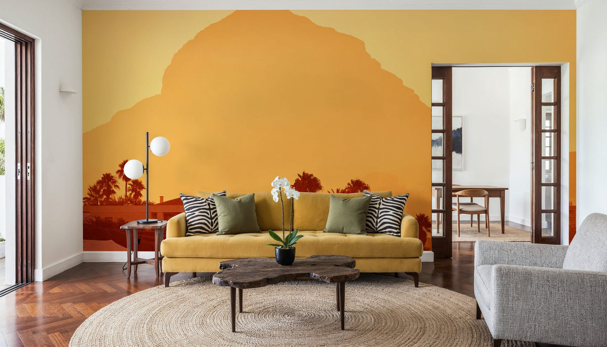 Mediterranean Sunset Mural Wallpaper - room preview 05