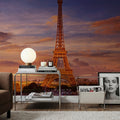 Eiffel Tower At Sunset Mural Wallpaper - room preview 05