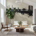 Kabul Afghanistan Skyline Concrete Mural Wallpaper - room preview 05