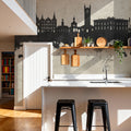 Vevey Switzerland Skyline Concrete Mural Wallpaper - room preview 05